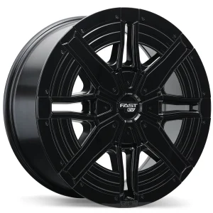 Fast Wheels – EV08 – Black – 20″x8.5″ 44mm – All weather Wheels – FE08-2085-36BN+44C871